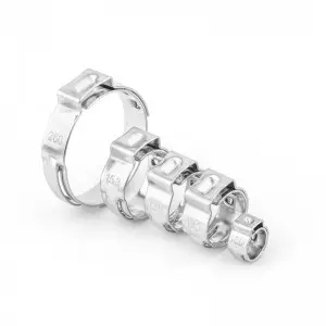 300 Series Stainless Steel Single Ear Stepless Hose Clamps